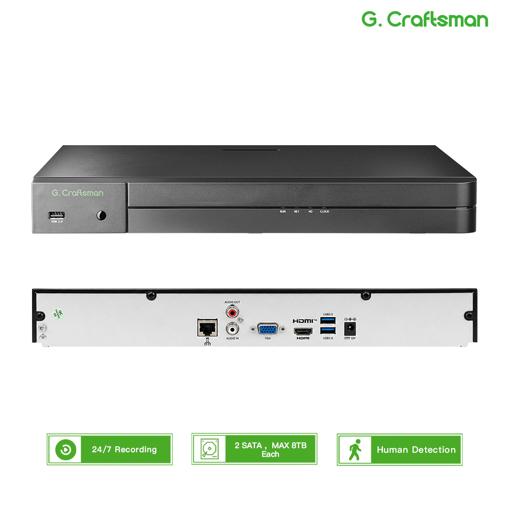 Home Security And Cameras - UNI 32CH NVR 12MP Security Recorder