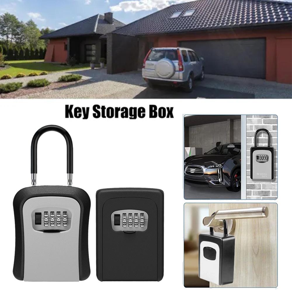 Safe Box Digital - Wall-Mounted Key Storage Box Portable Key