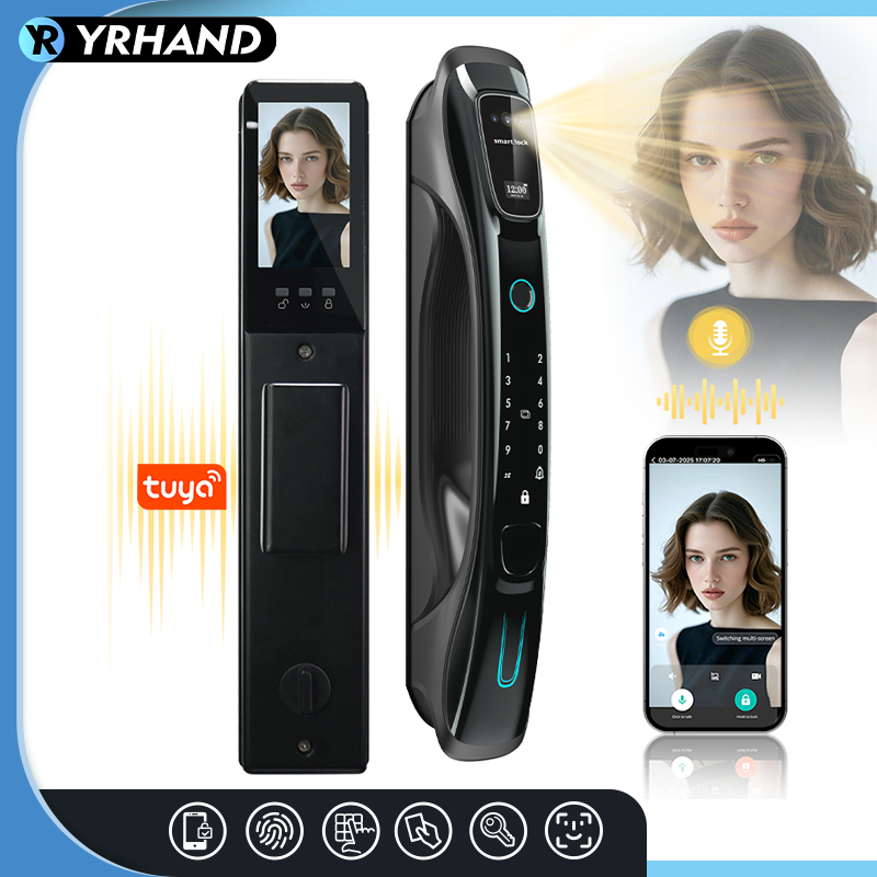 Home Security Keypad - Smart Lock 3D Face Recognition Palm