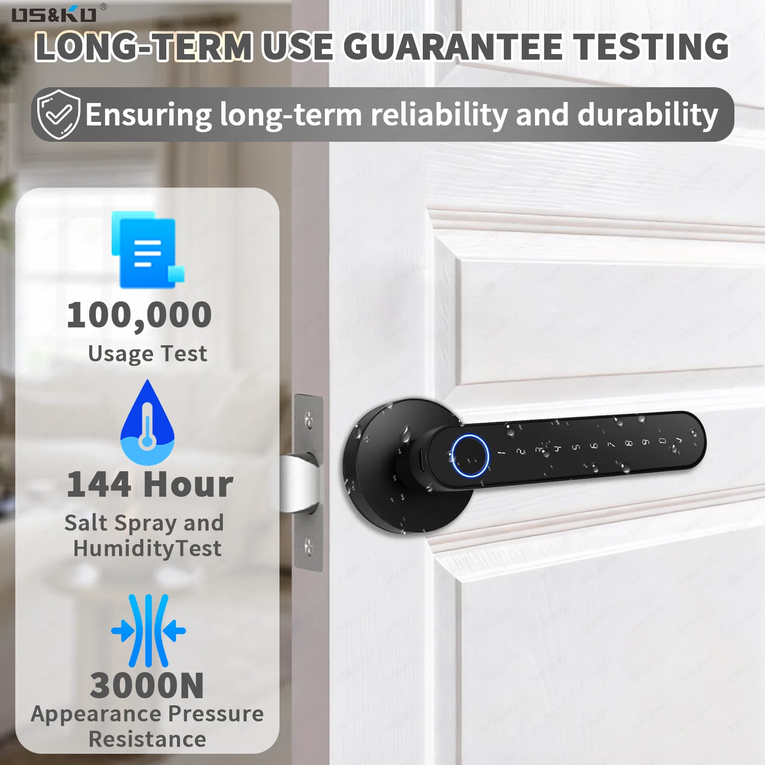 TTlock App Fingerprint Smart L - Home Security Keypad 评论和价格