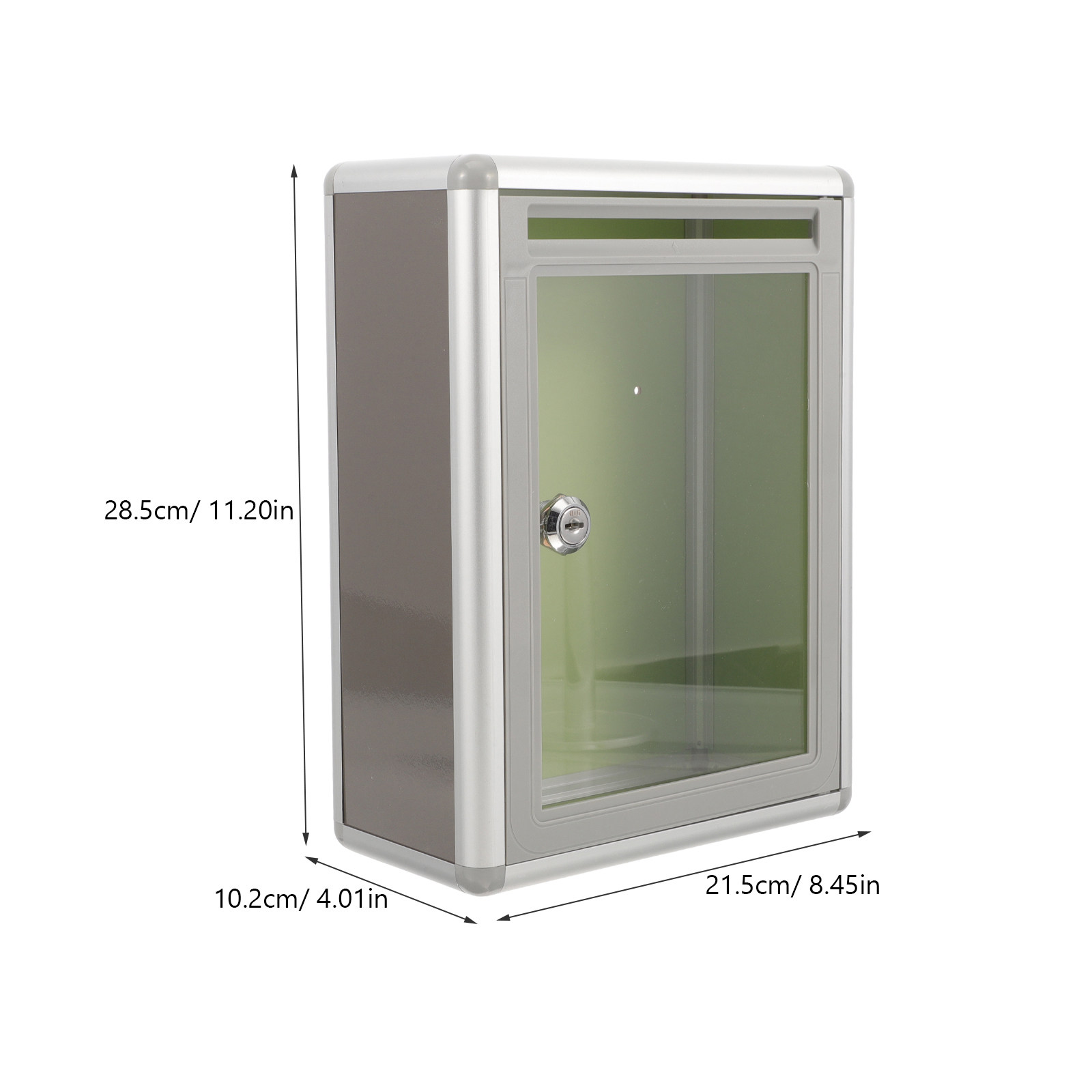 1Pcs Transparent Post Box Alum - Home Security Letters 评论和价格