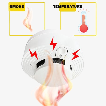Independent Alarm Fire Smoke S - Home Security System 评论和价格