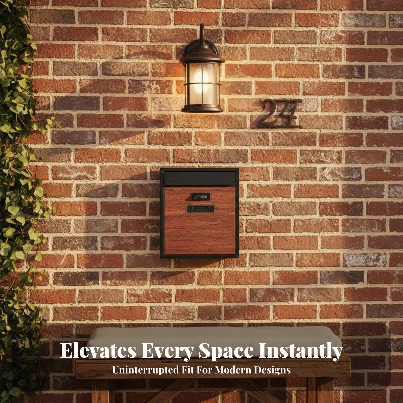 Iron Letter Box with Combinati - Home Security Letters 评论和价格