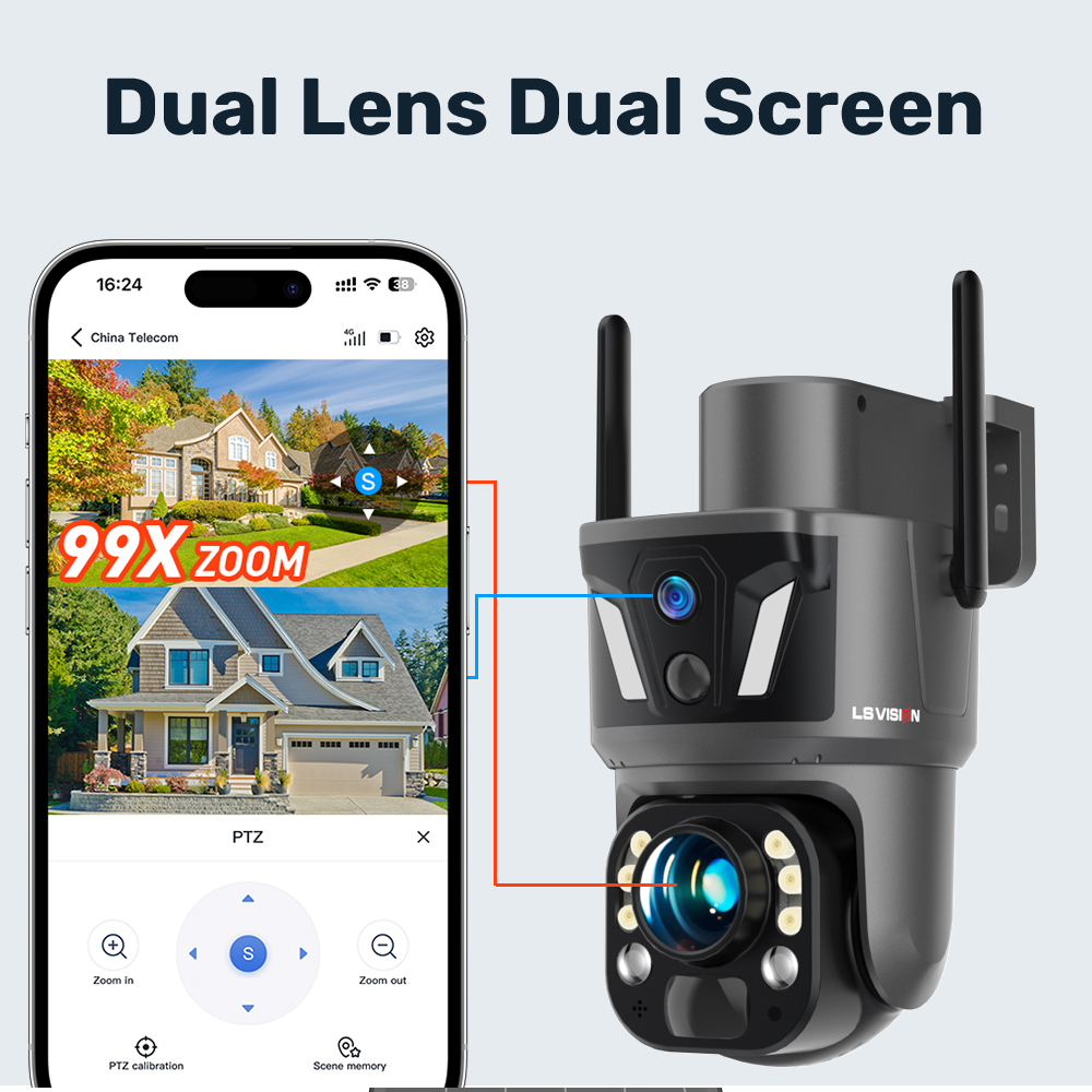 LS VISION 4K 8MP Outdoor Home  - Home Security Product 评论和价格