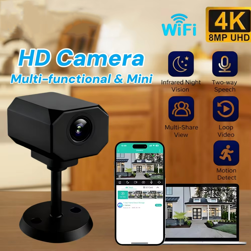 4K HD WiFi Security Camera for - Home Security And Cameras 评论和价格