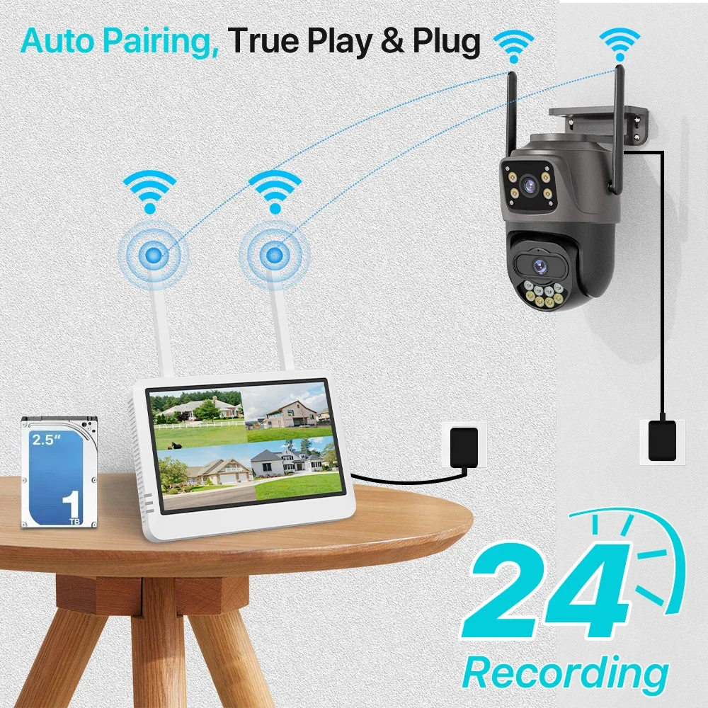 5MP WiFi Security 8CH NVR Kit  - Nvr Kit 8 Channel 评论和价格