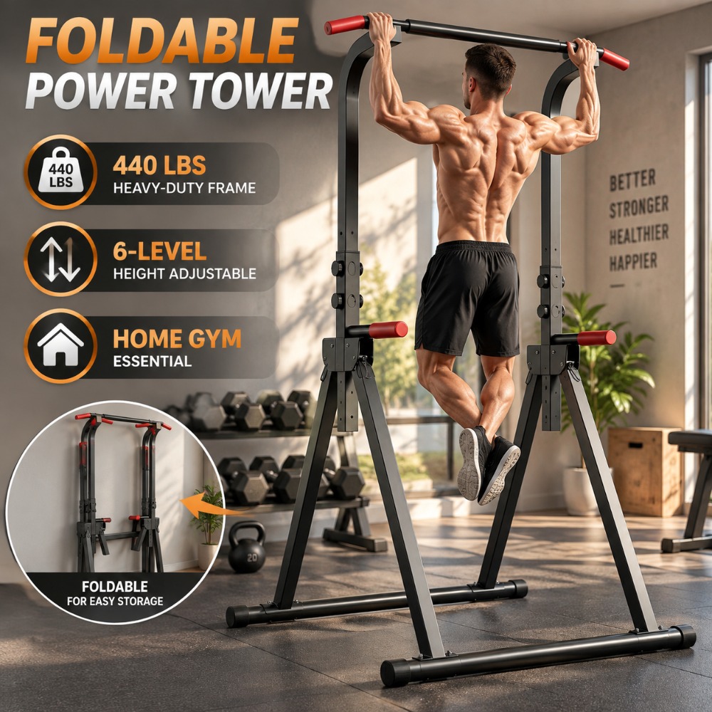 Foldable Standing Power Tower  - Home Security Training 评论和价格