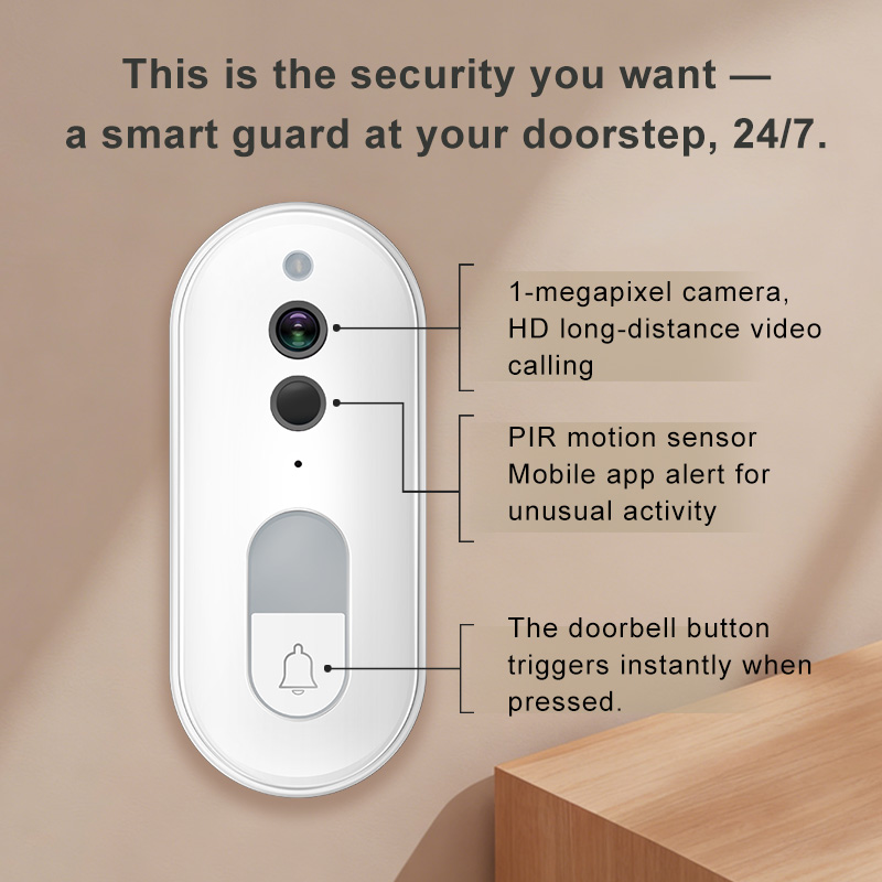 Tuya Smart Video Doorbell Wire - Home Security Front Door 评论和价格