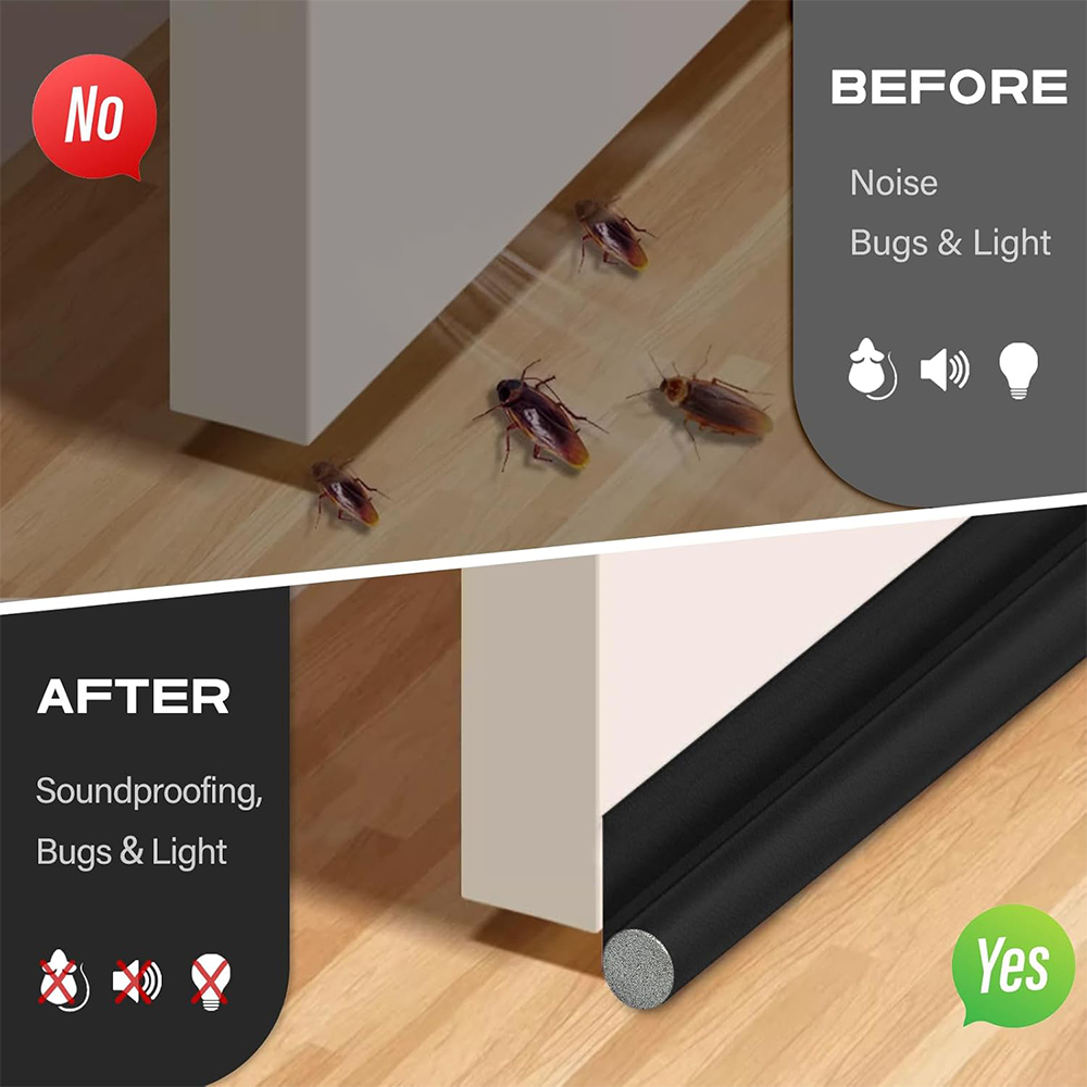 1pc Door Bottom Seal Strip Cut - Home Security Front Door 评论和价格