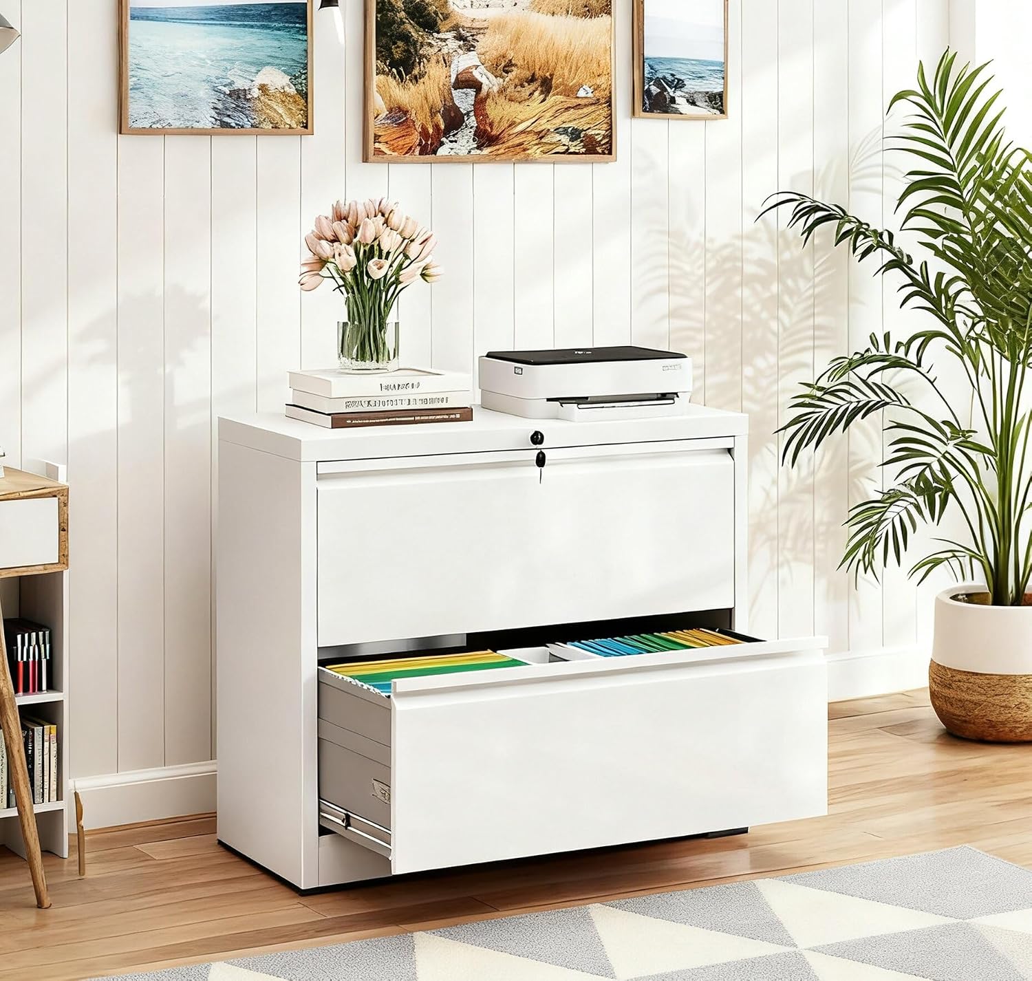 Metal Filing Cabinet 2-Drawer  - Home Security Letters 评论和价格