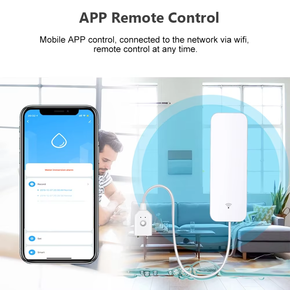 ZigBee WiFi Water Leak Sensor  - Home Security Business 评论和价格