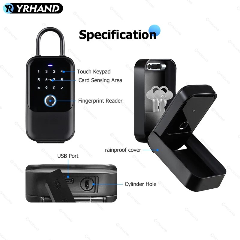 TTlock Smartkey Lock Box Home  - Safe Box Digital 评论和价格