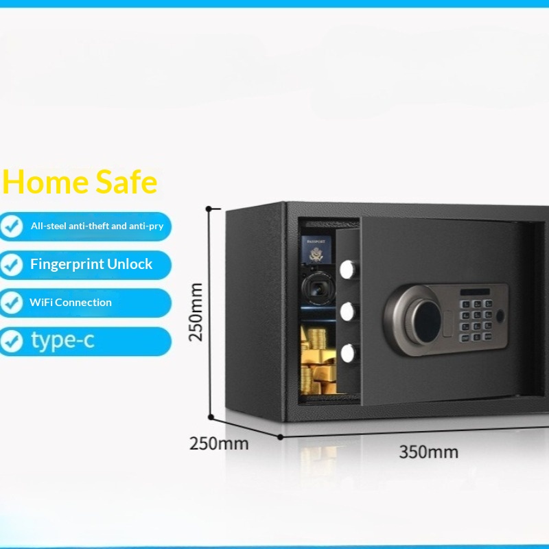 Electronic Password Safe 25cm  - Safe Box Digital 评论和价格