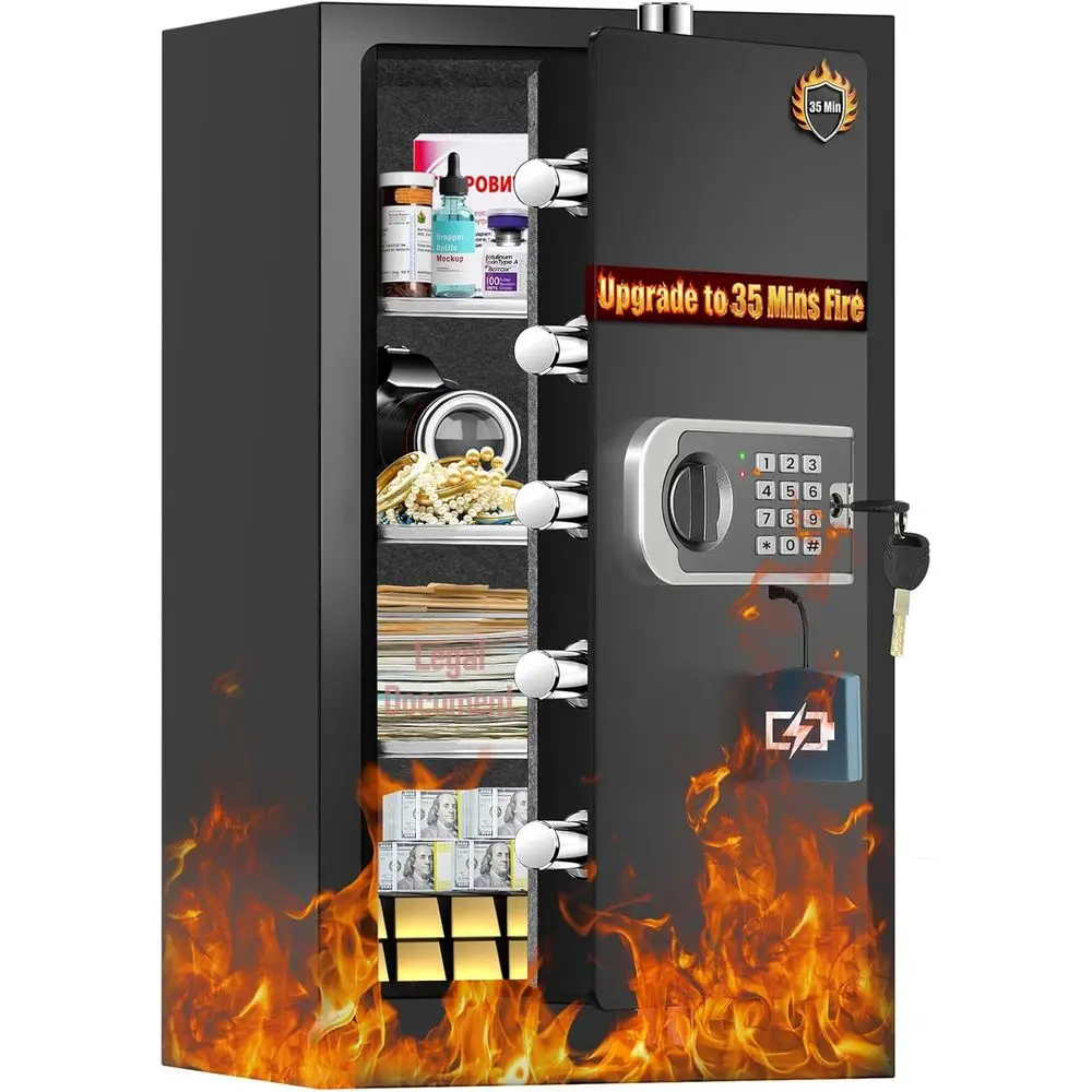Enhanced 35-Minute Fire-Resist - Safe Box Digital 评论和价格