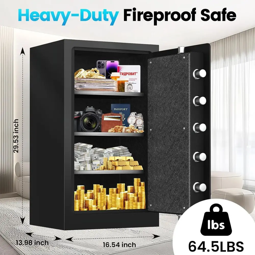 Enhanced 35-Minute Fire-Resist - Safe Box Digital 评论和价格