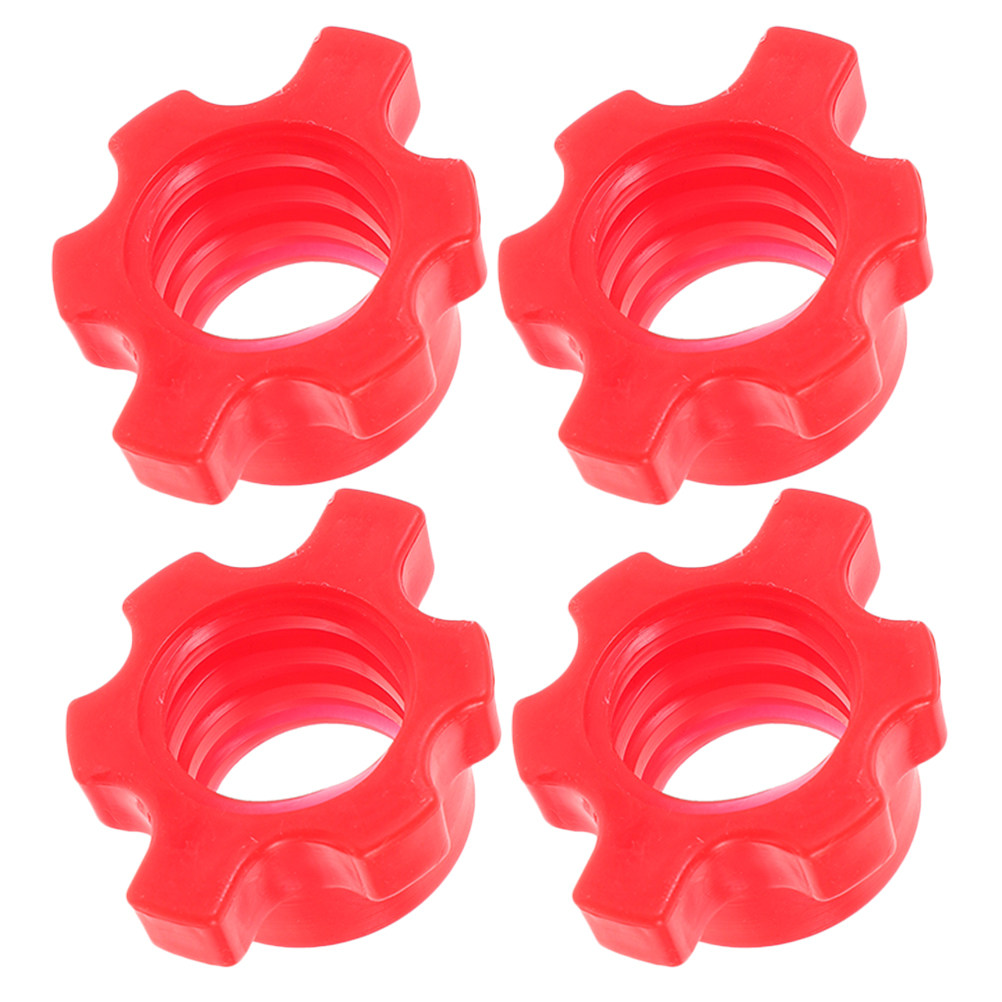 4Pcs Barbell Nut Accessories D - Home Security Training 评论和价格