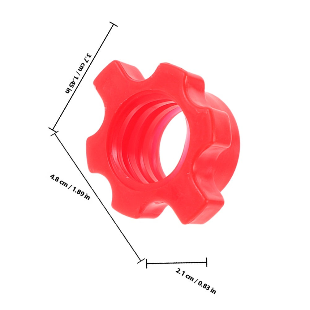 4Pcs Barbell Nut Accessories D - Home Security Training 评论和价格