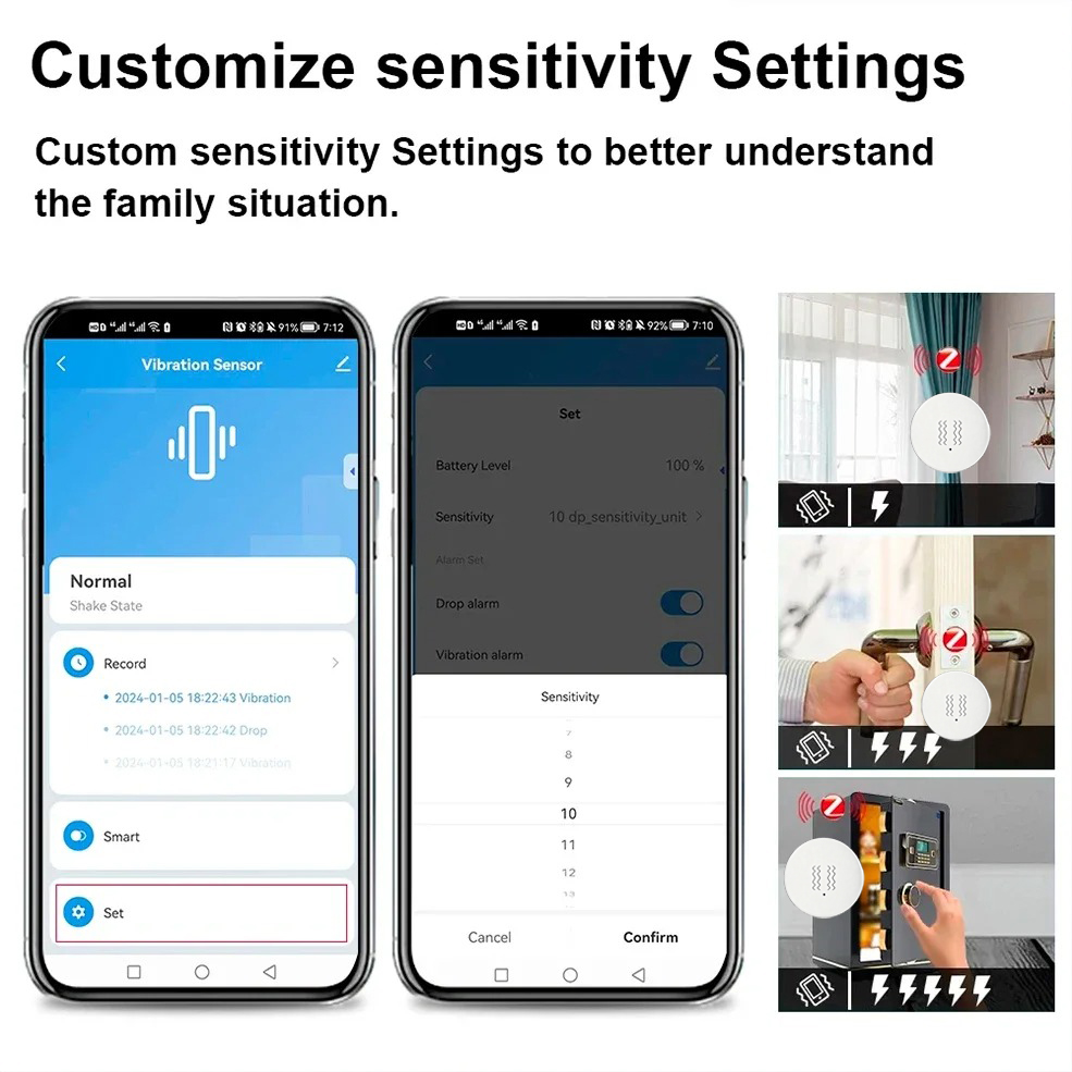 Tuya ZigBee Smart Vibration &  - Home Security System 评论和价格