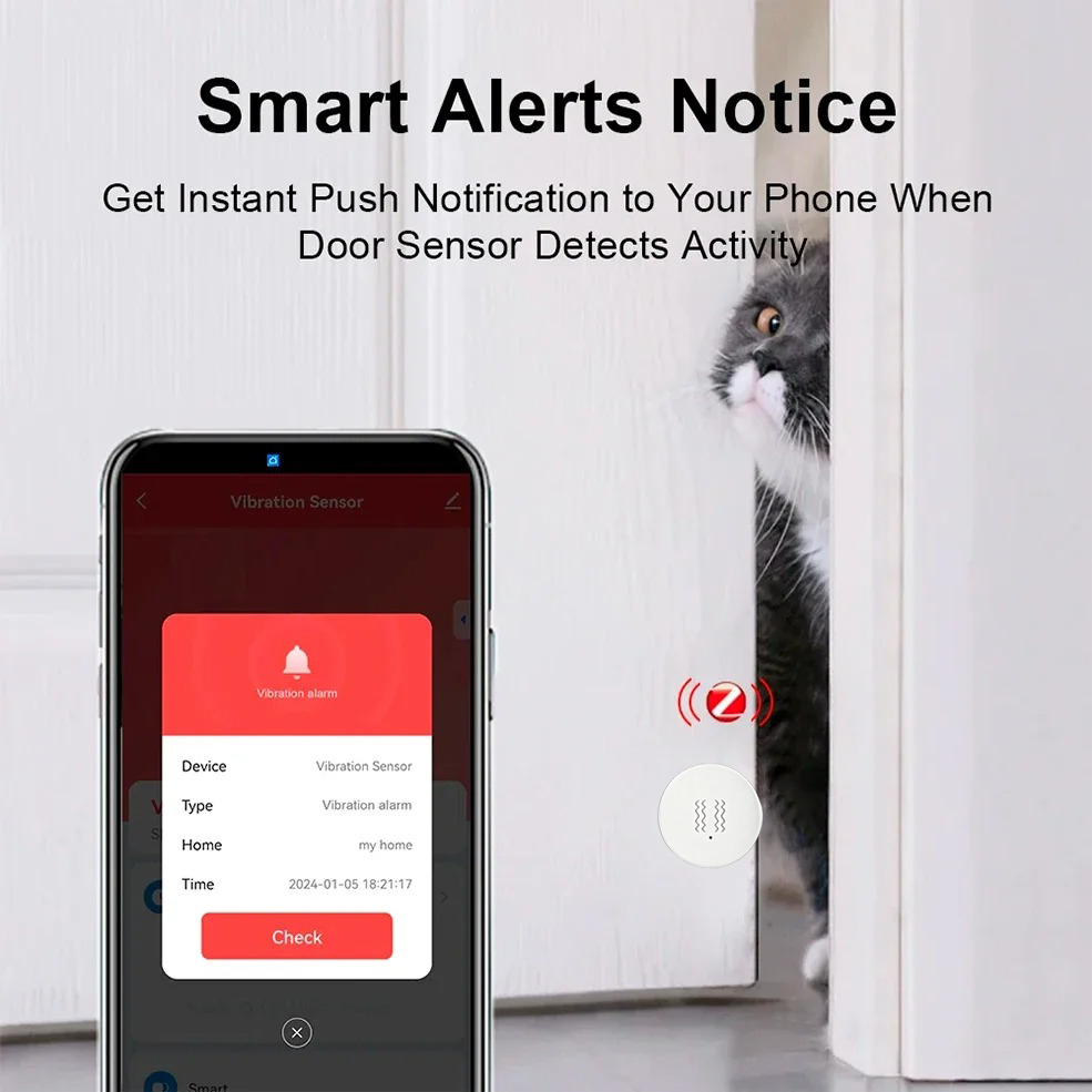 Tuya ZigBee Smart Vibration &  - Home Security System 评论和价格