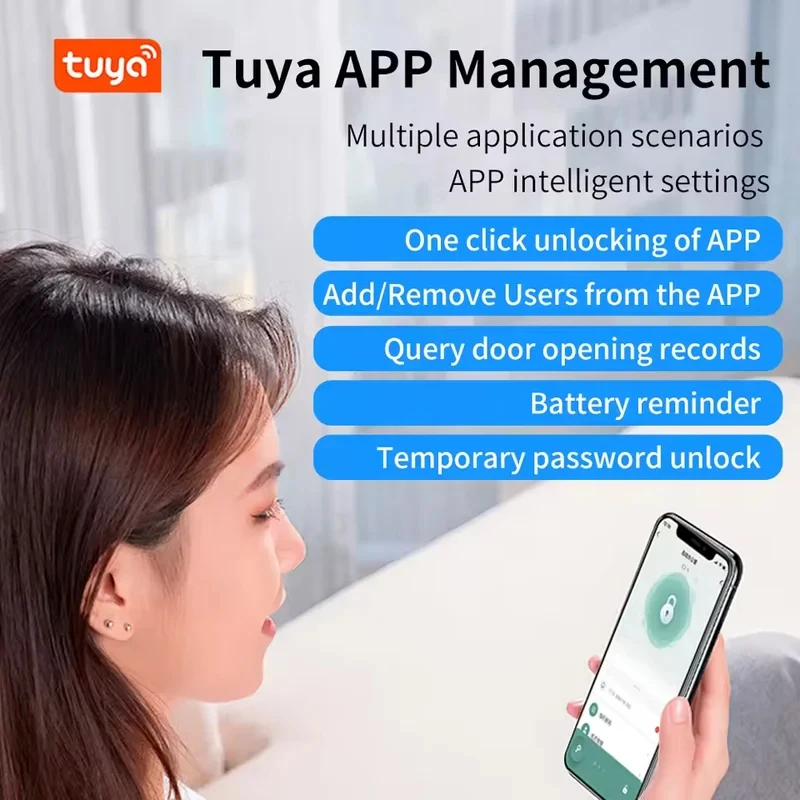 Tuya App Bluetooth Smart Finge - Home Security Keypad 评论和价格