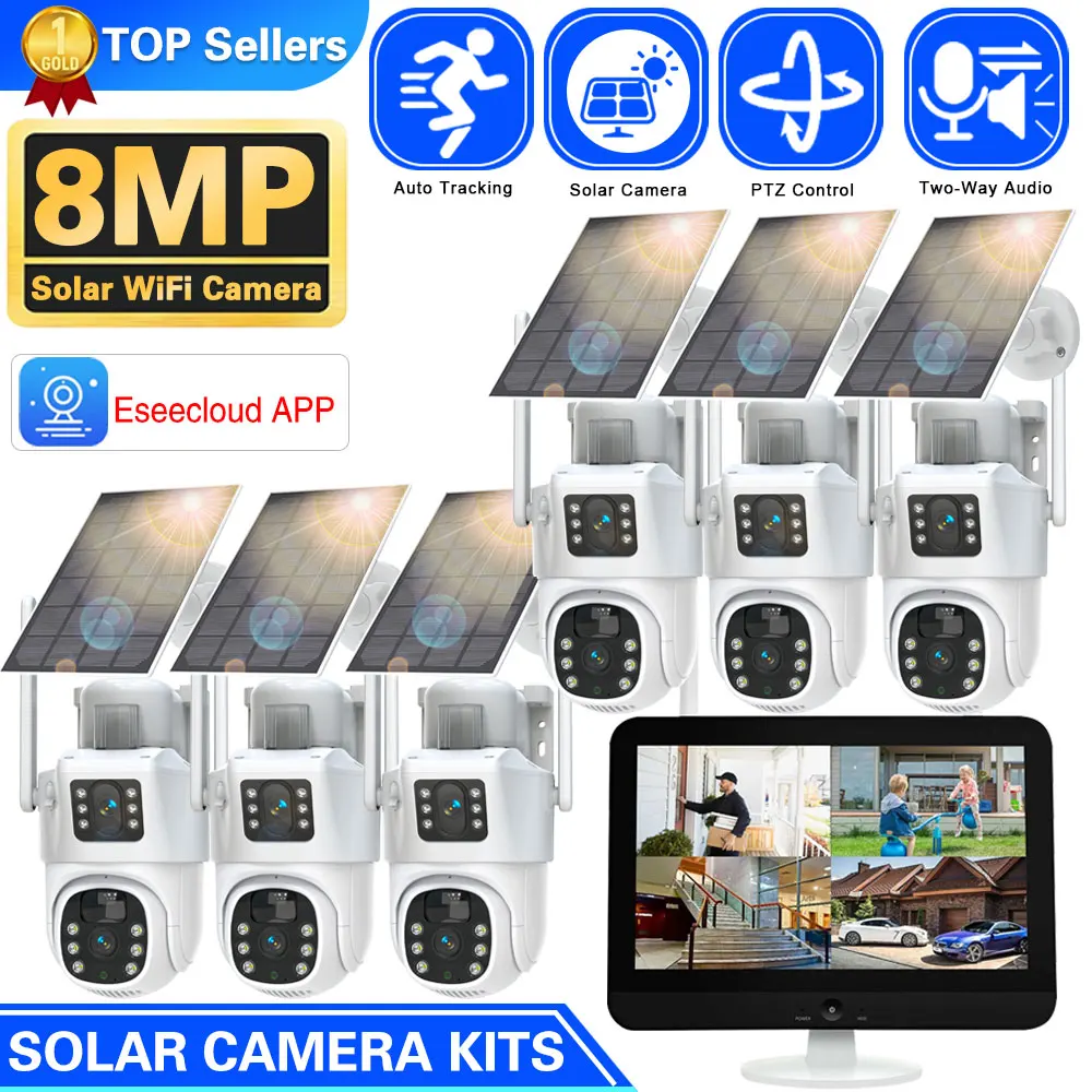 10CH Wireless NVR 4k 8mp Dual  - Nvr Kit 8 Channel 评论和价格