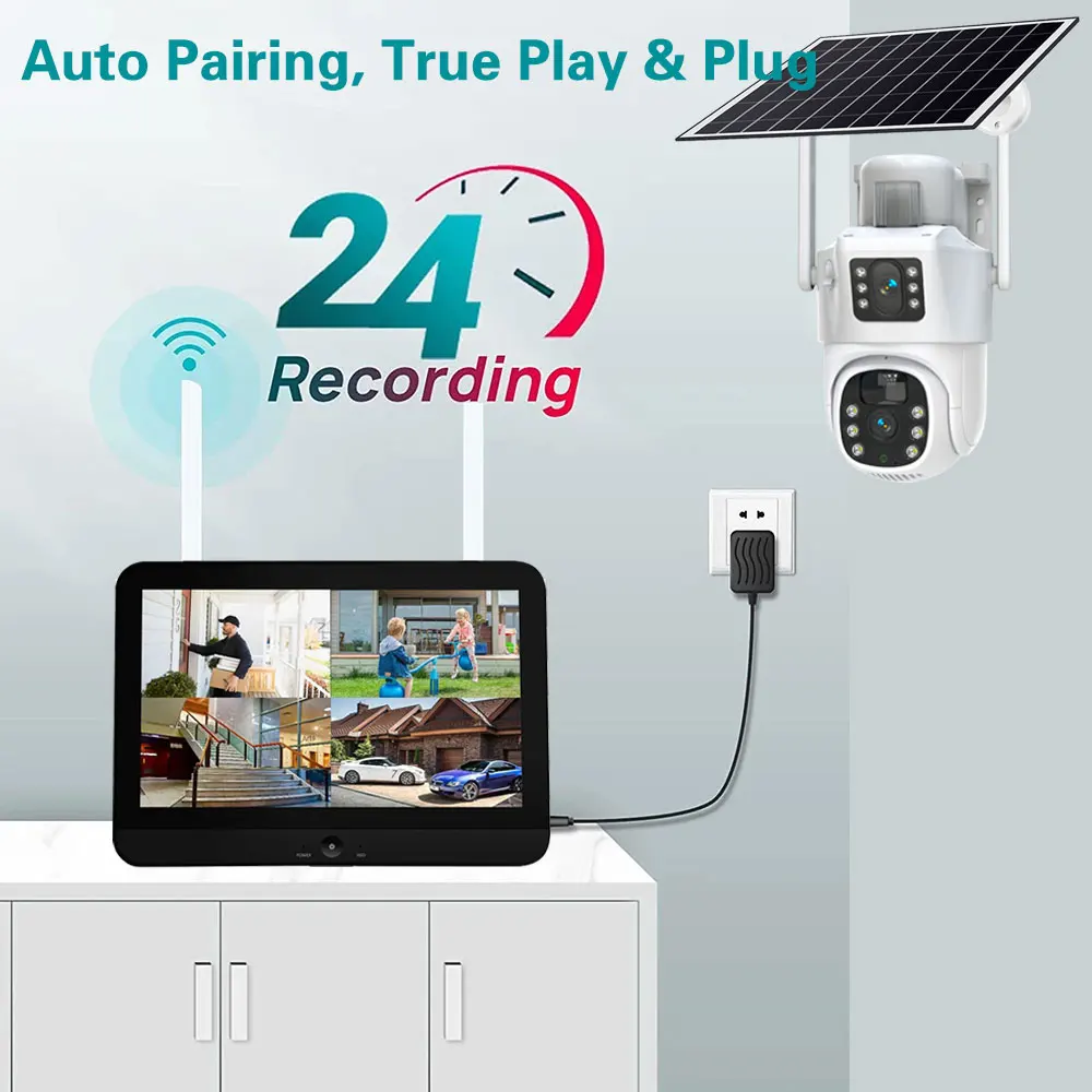 10CH Wireless NVR 4k 8mp Dual  - Nvr Kit 8 Channel 评论和价格