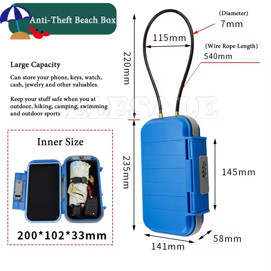 Creative Portable 4-digit Comb - Safe Box Digital 评论和价格