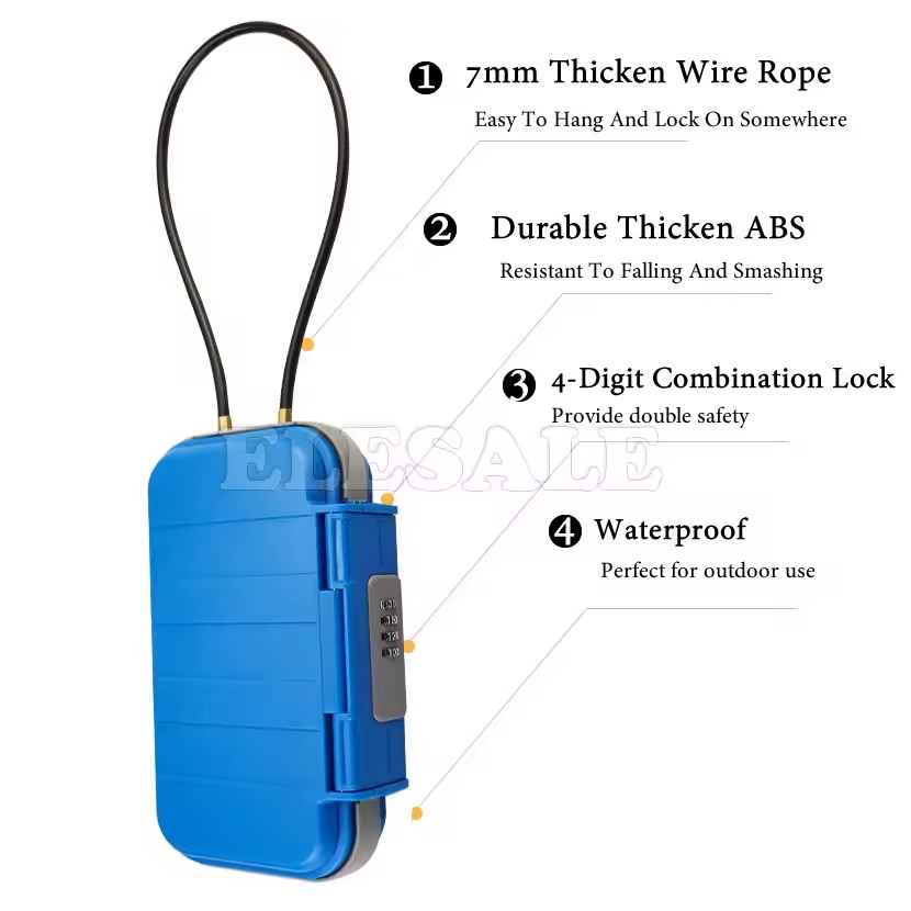 Creative Portable 4-digit Comb - Safe Box Digital 评论和价格