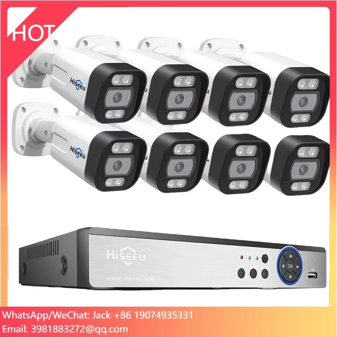 Hiseeu 4K 8channel 8mp Outdoor - Nvr Kit 8 Channel 评论和价格