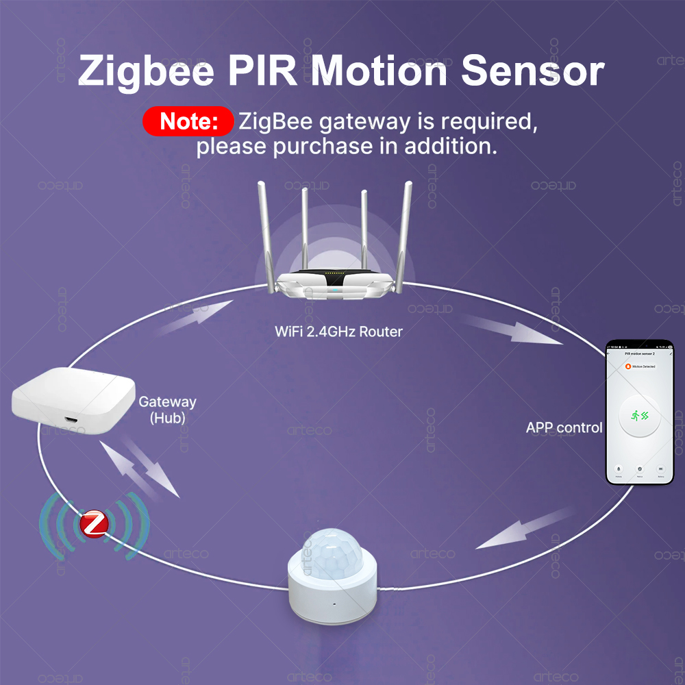 Zigbee 3.0 Mini PIR Motion Sen - Home Security Business 评论和价格