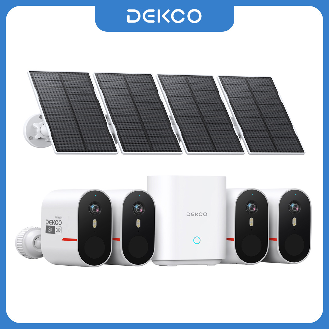 Dekco 3MP WiFi Solar Camera Sy - Camera Solar Wireless 评论和价格