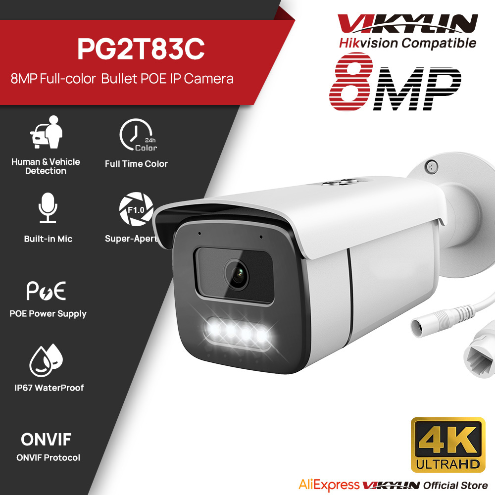 Vikylin 8MP Full Color Night V - Nvr Kit 8 Channel 评论和价格