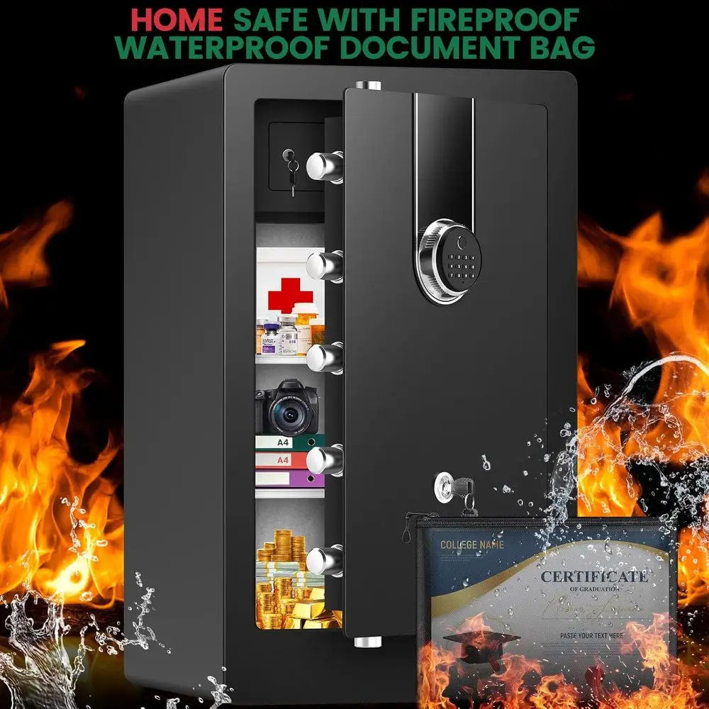 Rugged Biometric Safe Box, Wat - Safe Box Digital 评论和价格