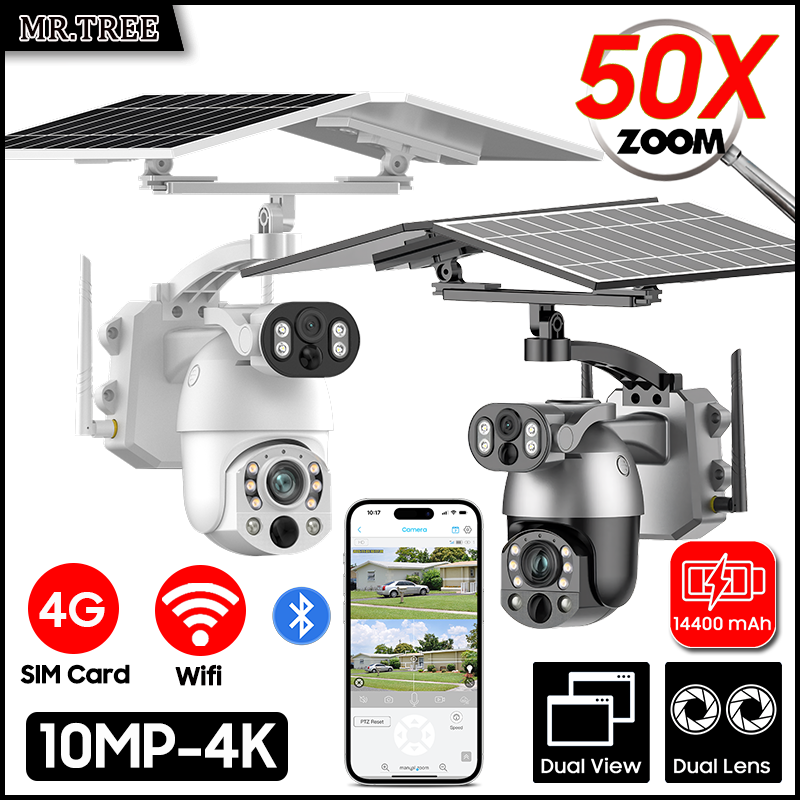 4K 50X Optical Zoom Dual Lens  - Home Security Panel 评论和价格