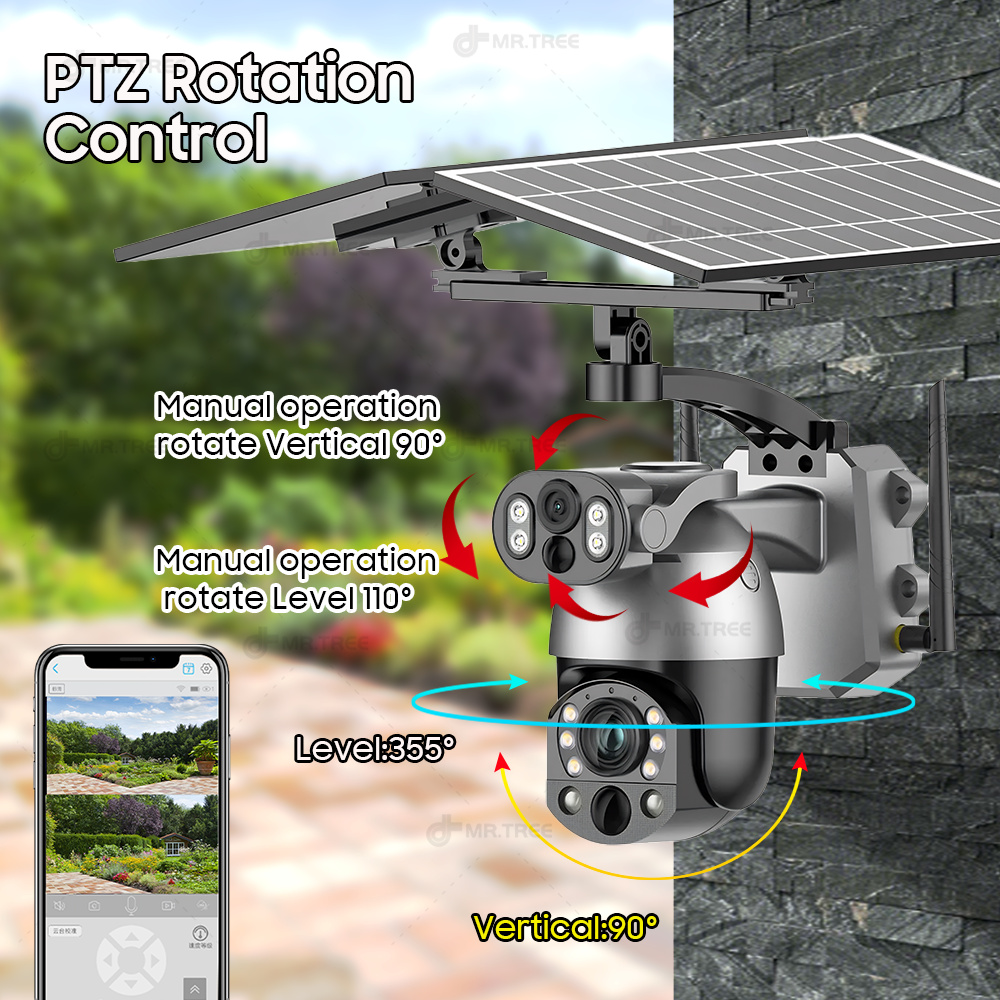 4K 50X Optical Zoom Dual Lens  - Home Security Panel 评论和价格
