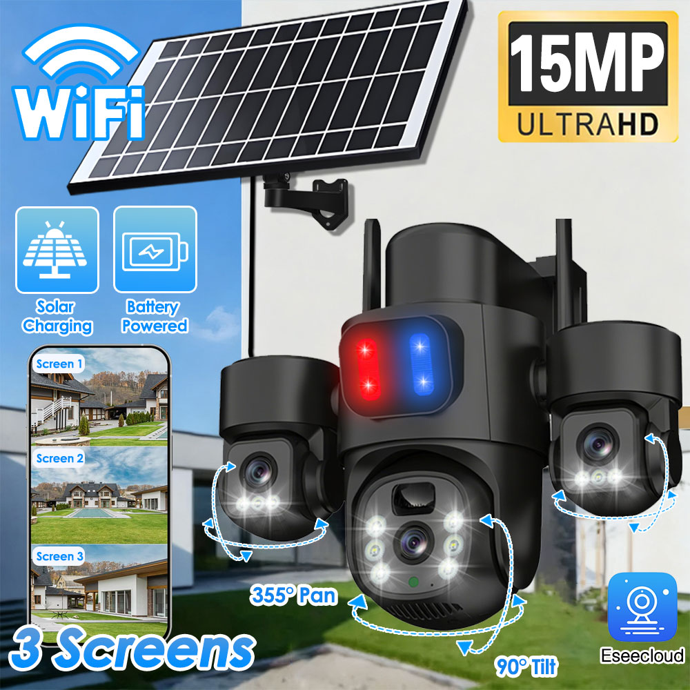 WIFI Solar PTZ Camera Outdoor  - Camera Solar Wireless 评论和价格