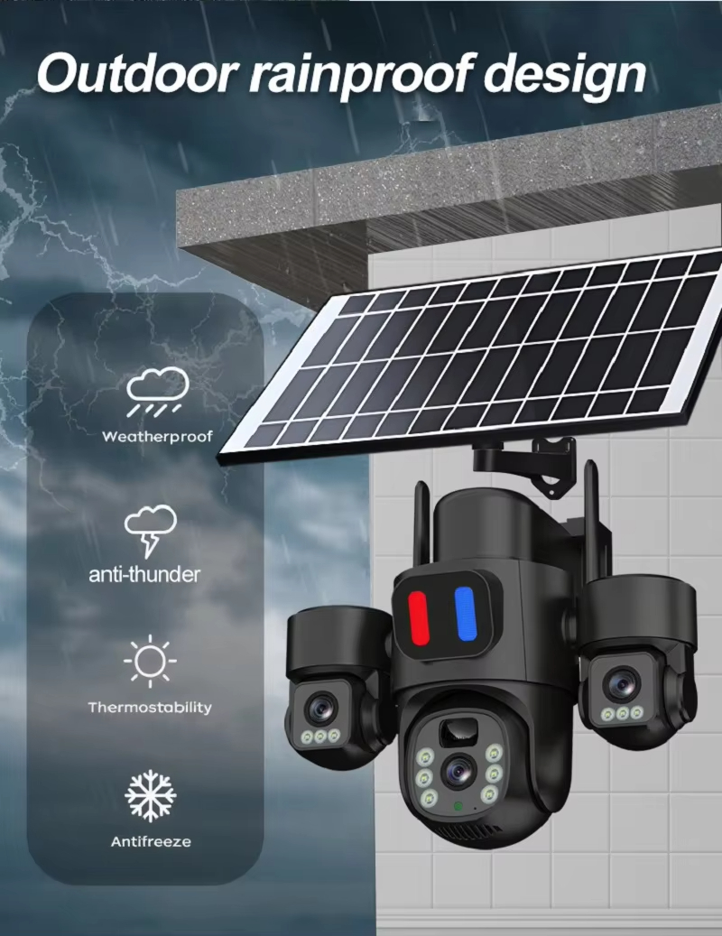 WIFI Solar PTZ Camera Outdoor  - Camera Solar Wireless 评论和价格