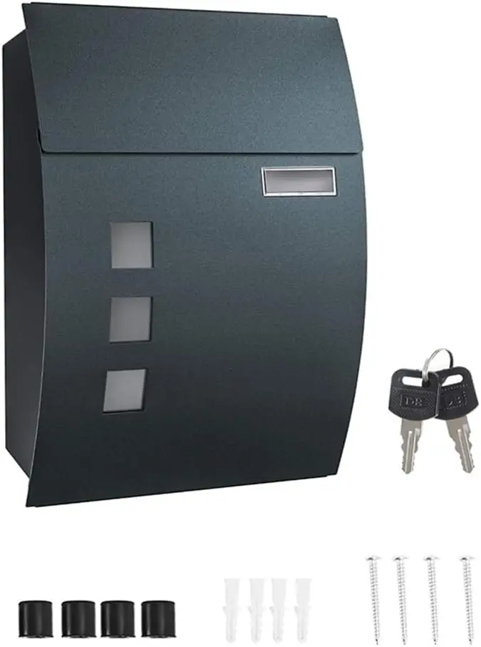 Wall Mounted Post Box Waterpro - Home Security Letters 评论和价格