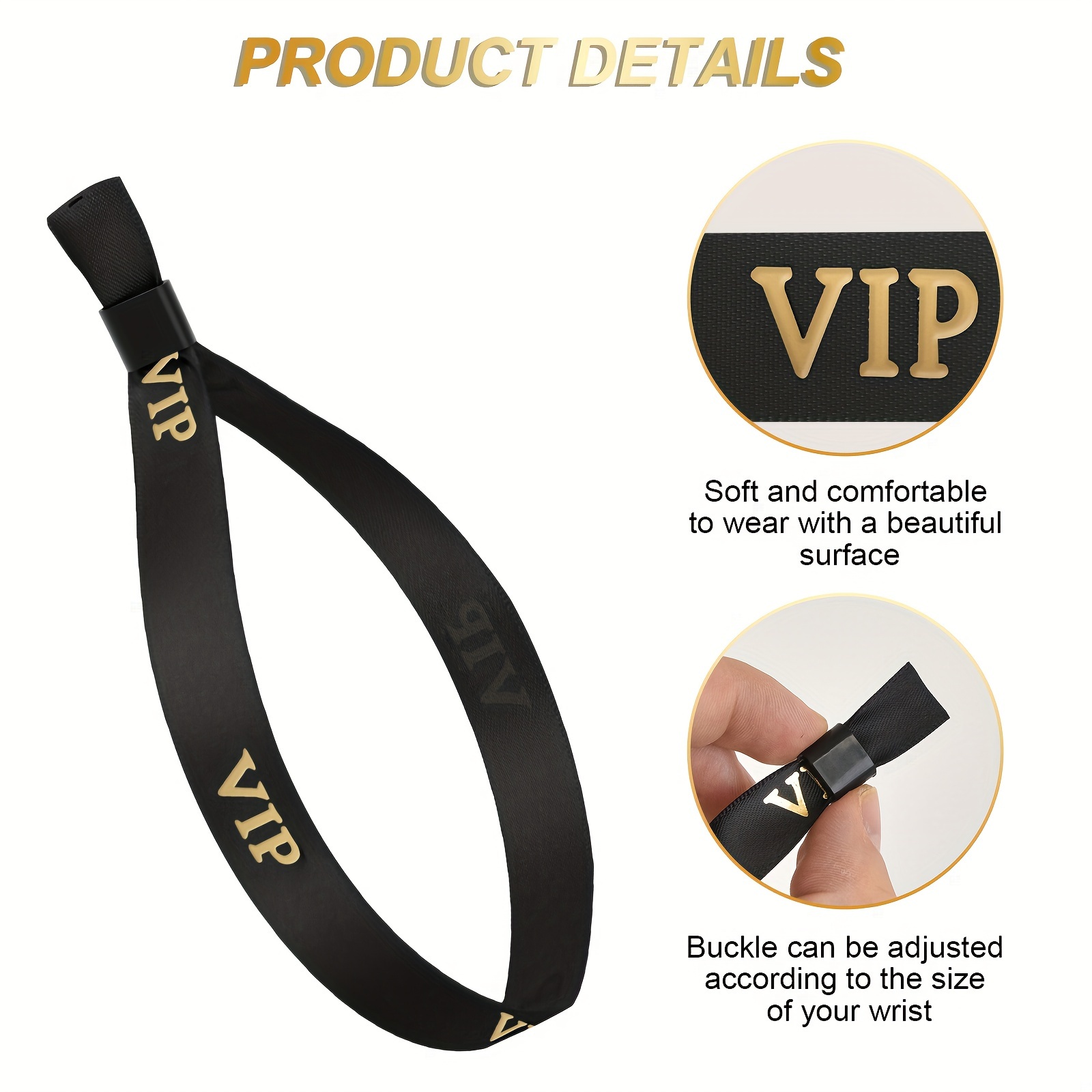 10/20pcs VIP Cloth Wristbands  - Home Security Product 评论和价格