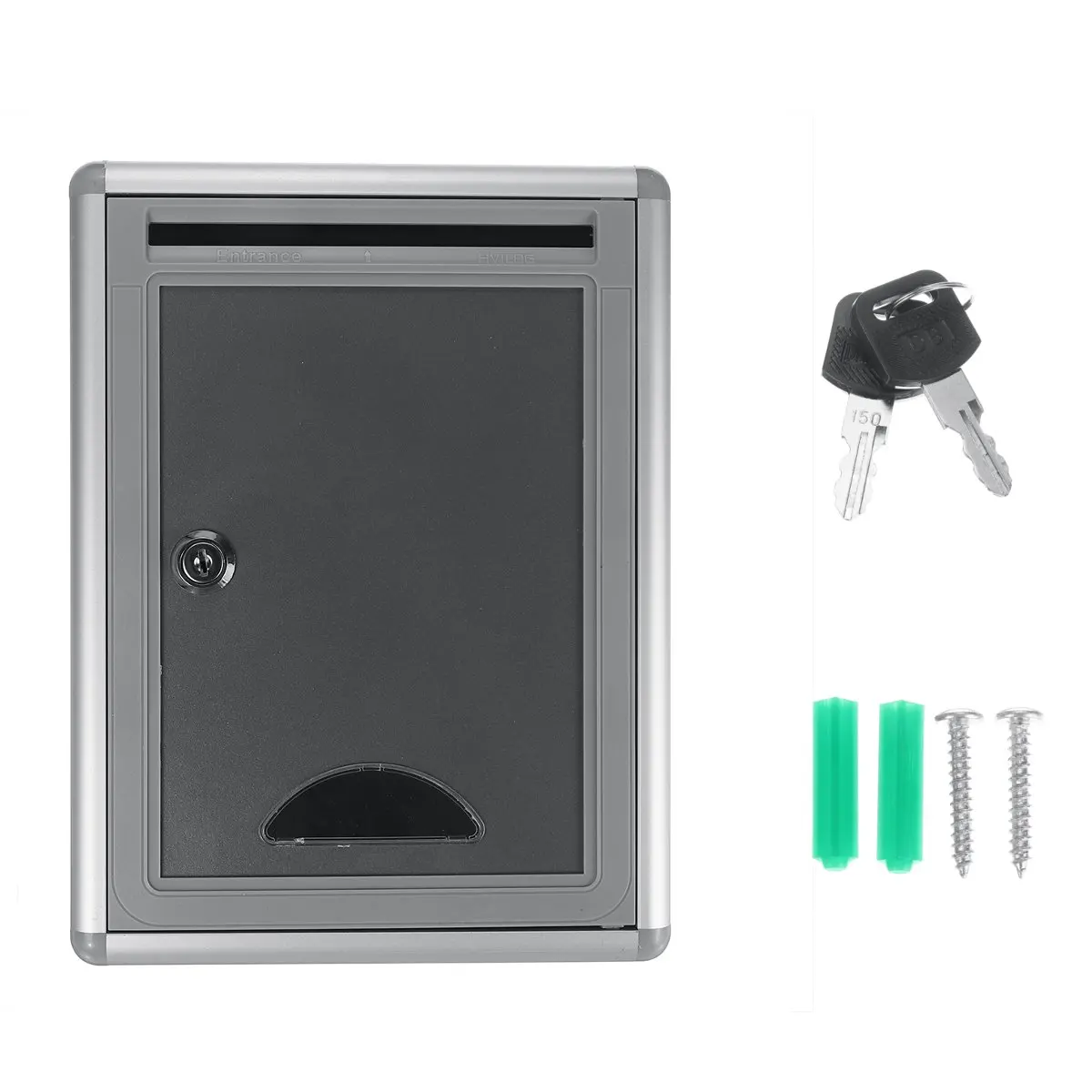 Aluminum Alloy Post Box Wall M - Home Security Letters 评论和价格