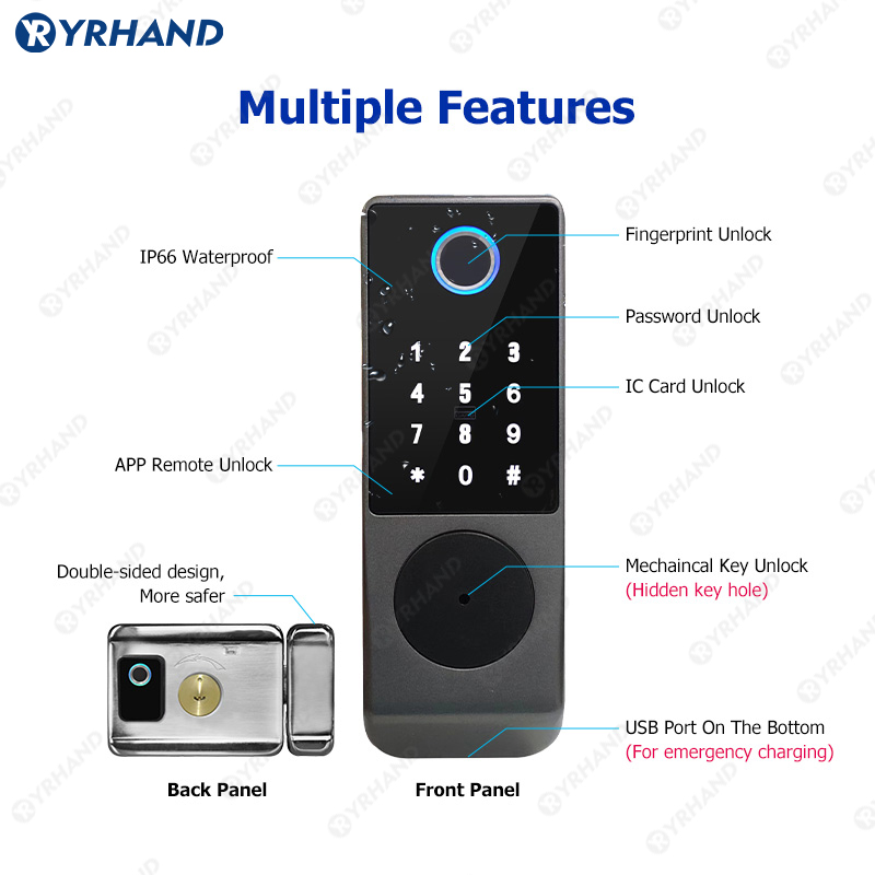 Tuya Smart lock Waterproof Wif - Home Security Keypad 评论和价格