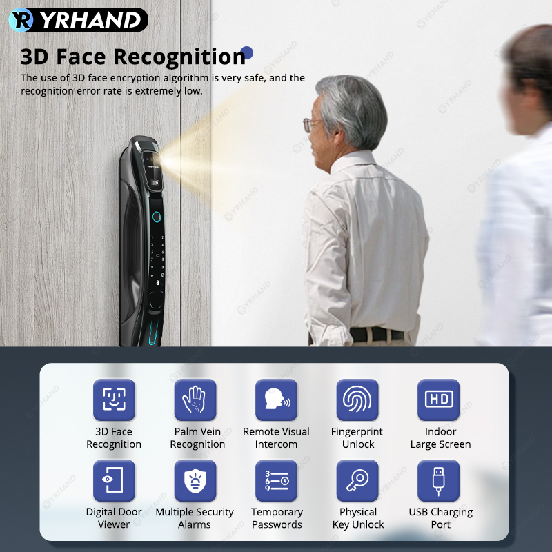 Smart Lock 3D Face Recognition - Home Security Keypad 评论和价格