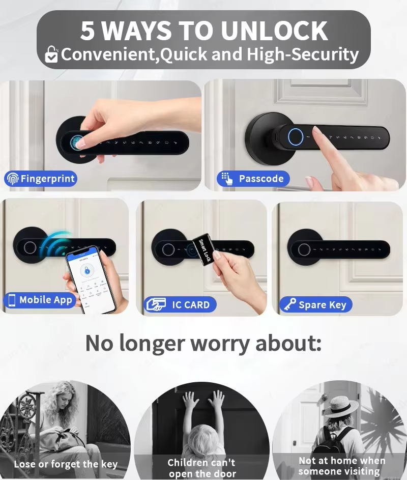 TTLock Smart Digital Door Lock - Home Security Keypad 评论和价格
